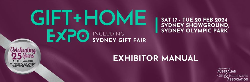 Exhibitor Manual Gift Home Expo 2024 Inc Sydney Gift Fair AGHA   Copy Of GHE OEP HEADERFOOTER BRAND 1000 × 331px 